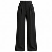 Pantalon Harem Femme en Polyester - Taille Haute Élastique et Coupe Légère