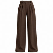 Pantalon Harem Femme en Polyester - Taille Haute Élastique et Coupe Légère