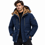 Parka D'hiver - Capuche intégrée Avec Doublure Chaude et Fermeture éclair