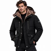 Parka D'hiver - Capuche intégrée Avec Doublure Chaude et Fermeture éclair