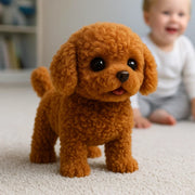 Peluche Chiot Interactive - Jouet en Forme d'Animal avec Fonctions de Mouvement et de Son