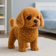 Peluche Chiot Interactive - Jouet en Forme d'Animal avec Fonctions de Mouvement et de Son