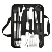 Ensemble d'Ustensiles de Barbecue Portable - Outils en Acier Inoxydable avec Mallette Zippée