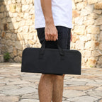 Ensemble d'Ustensiles de Barbecue Portable - Outils en Acier Inoxydable avec Mallette Zippée