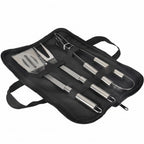 Ensemble d'Ustensiles de Barbecue Portable - Outils en Acier Inoxydable avec Mallette Zippée