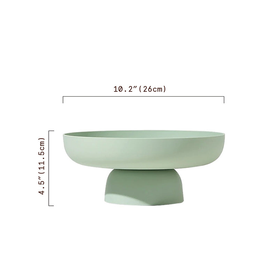 Panier à Fruits Rond - Panier de Rangement Vert et Aéré pour Plan de Travail