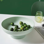 Panier à Fruits Rond - Panier de Rangement Vert et Aéré pour Plan de Travail