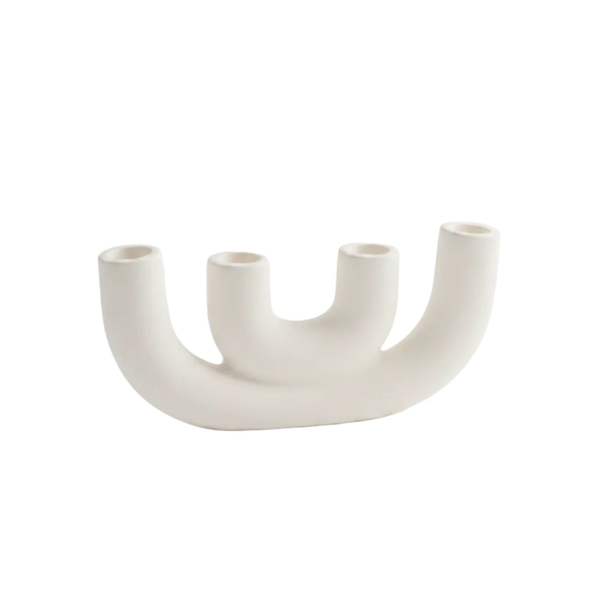 Bougeoir en Céramique - Support Décoratif Sculptural pour Tables, Étagères et Espaces Intérieurs