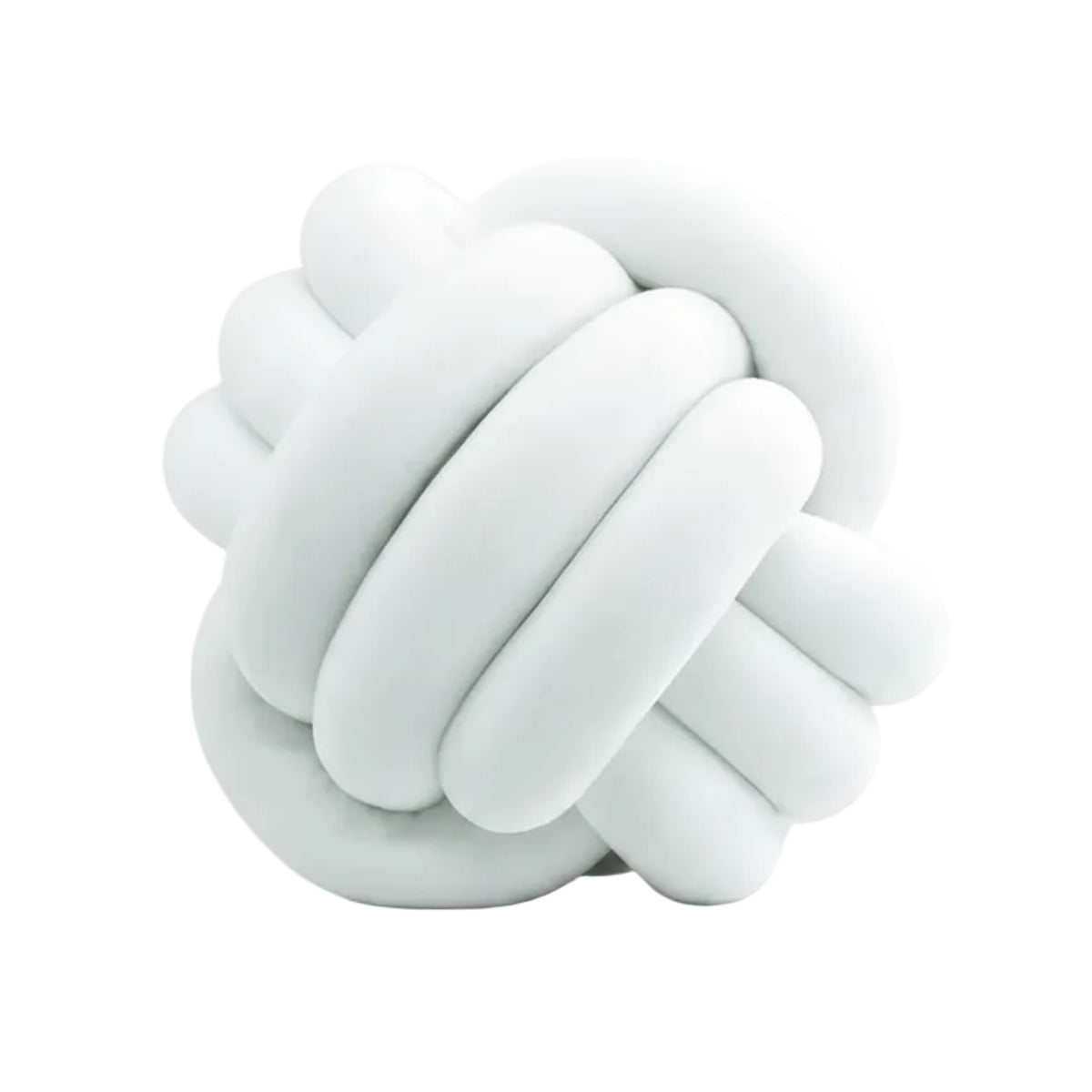 Coussin Rond en Peluche - Coussin Décoratif Noué avec Rembourrage en Coton PP