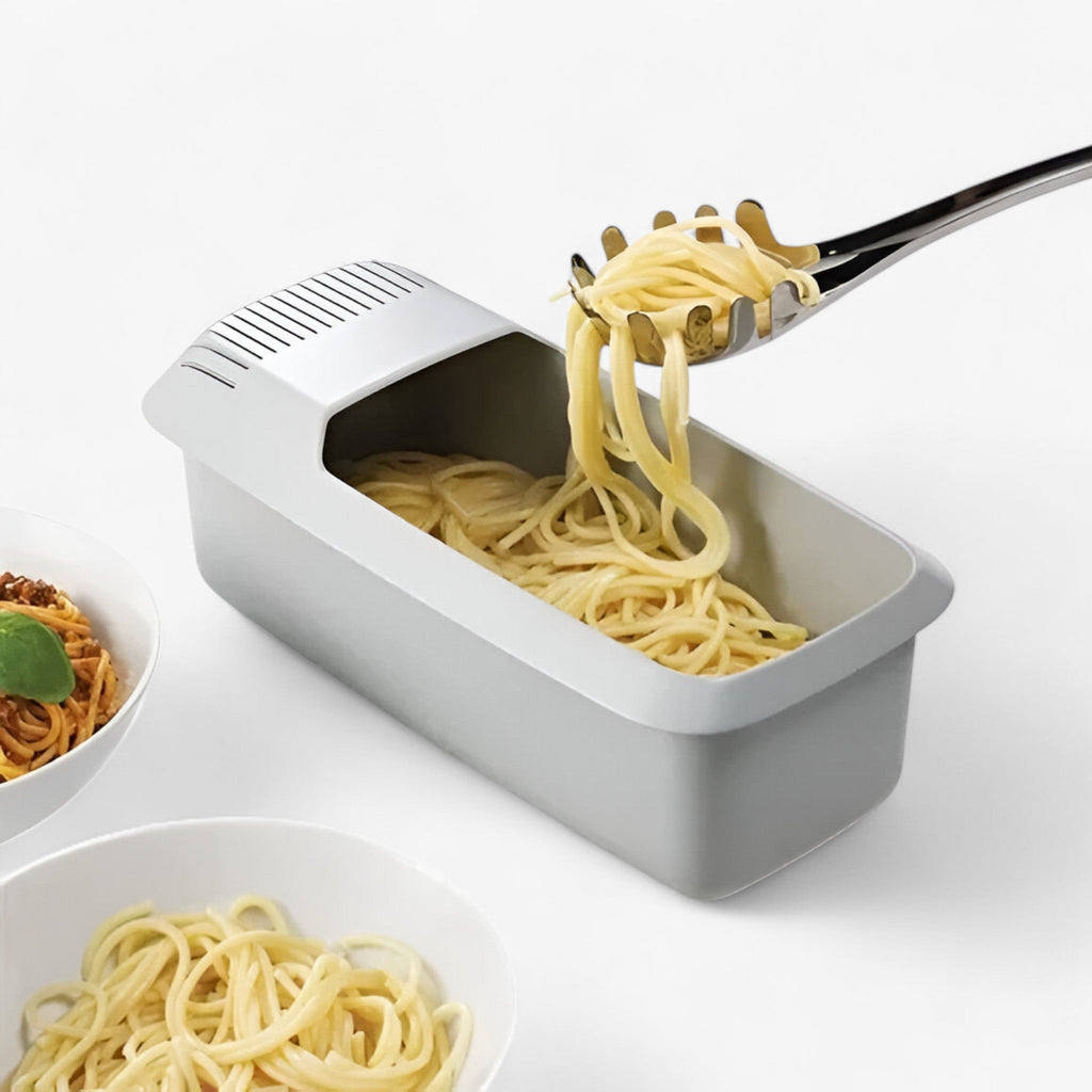 Cuiseur à Pâtes avec Égouttoir - Récipient en PP pour Cuisson et Égouttage
