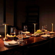 Lampe de Table LED en Aluminium - Design Rechargeable avec Commande Tactile