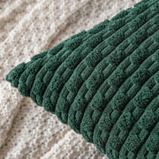 Housse de Coussin en Velours Côtelé - Housse Texturée pour Canapé, Lit et Fauteuil