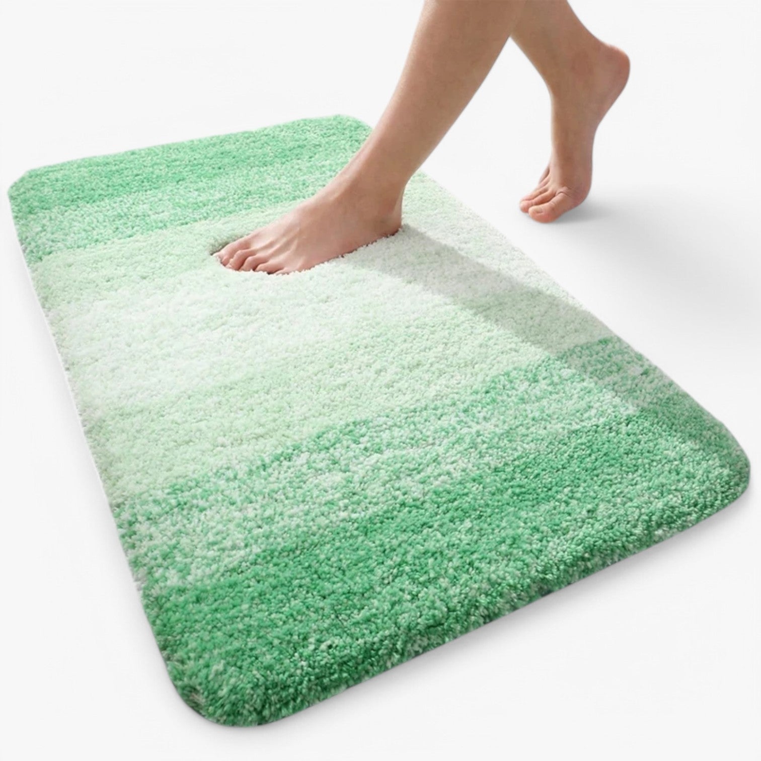 Tapis de Bain Super Absorbant - Tapis Antidérapant en Microfibre pour Salle de Bain et Maison