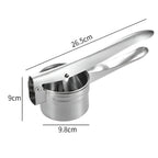 Presse-Purée en Acier Inoxydable - Presse Manuel pour Pommes de Terre, Légumes et Fruits