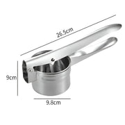Presse-Purée en Acier Inoxydable - Presse Manuel pour Pommes de Terre, Légumes et Fruits