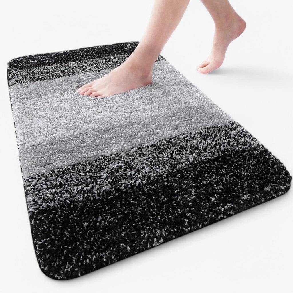 Tapis de Bain Super Absorbant - Tapis Antidérapant en Microfibre pour Salle de Bain et Maison
