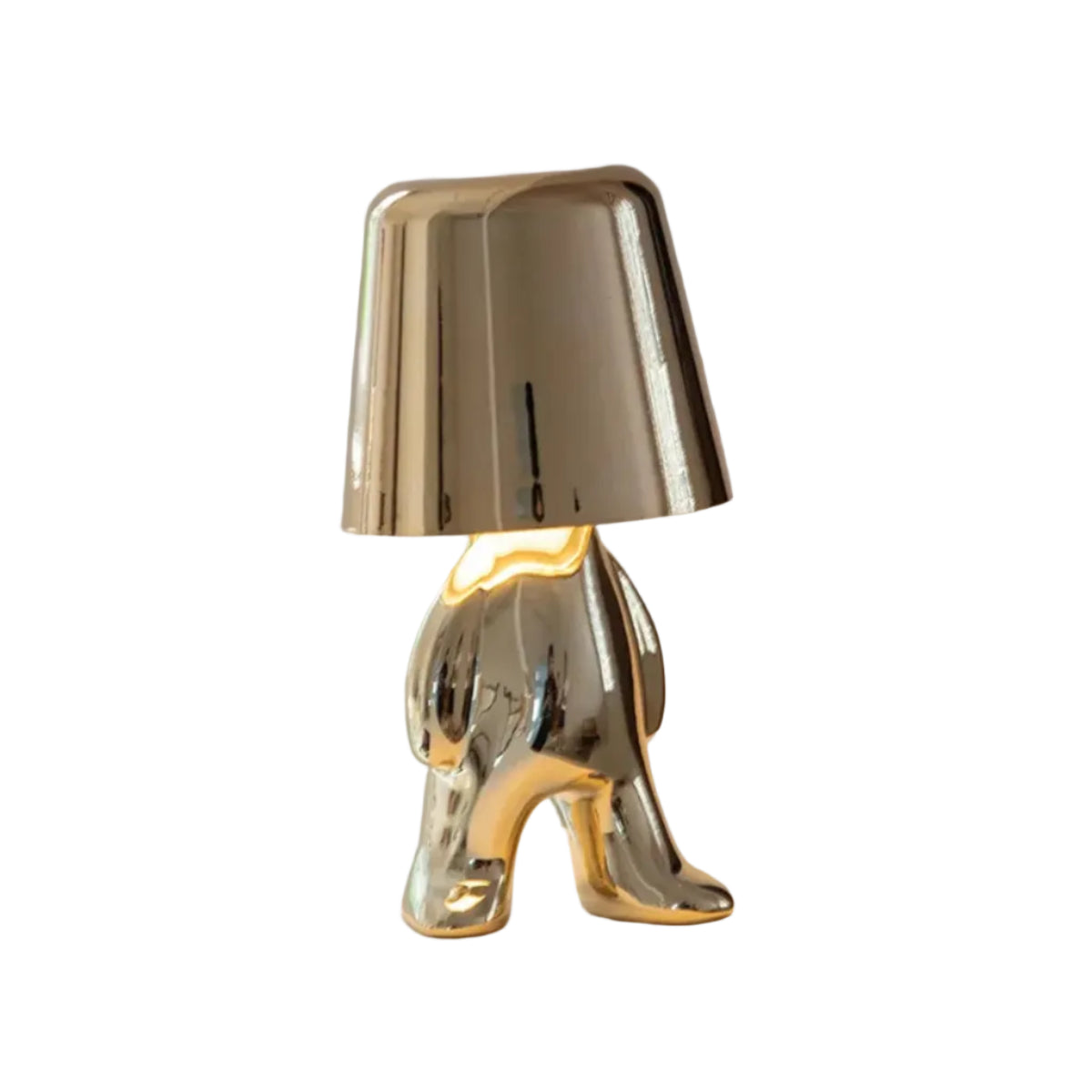 Lampe de Table LED Rechargeable - Aluminium et Résine avec Éclairage Réglable
