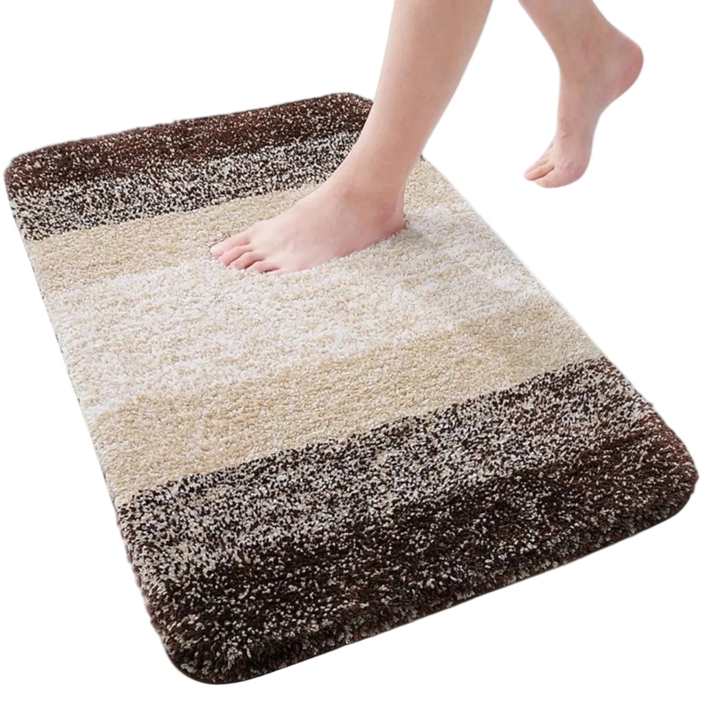 Tapis de Bain Super Absorbant - Tapis Antidérapant en Microfibre pour Salle de Bain et Maison
