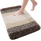 Tapis de Bain Super Absorbant - Tapis Antidérapant en Microfibre pour Salle de Bain et Maison