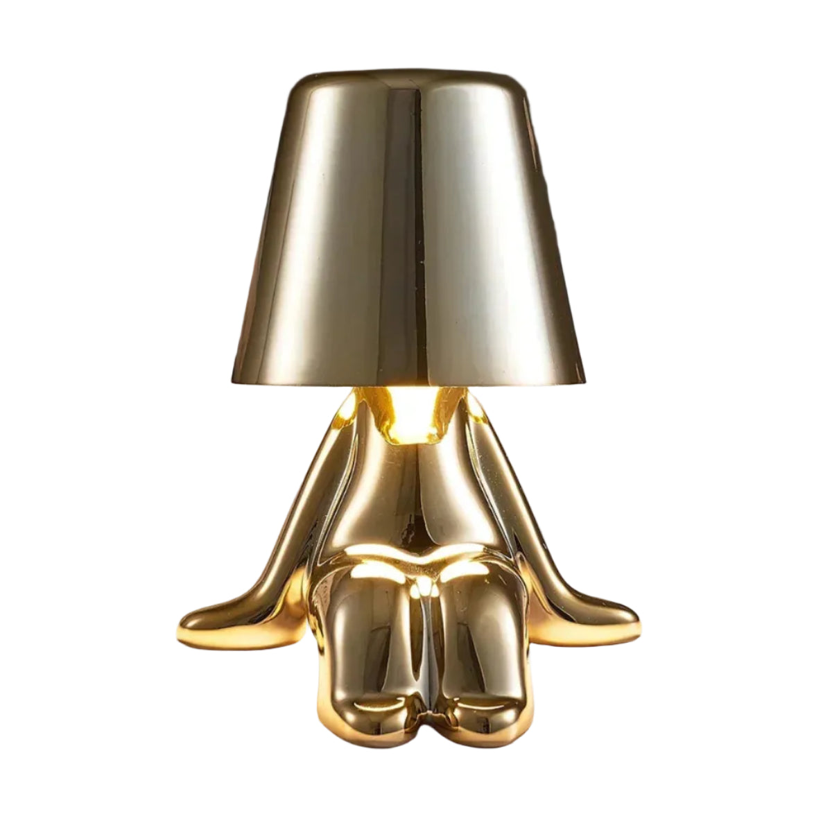 Lampe de Table LED Rechargeable - Aluminium et Résine avec Éclairage Réglable