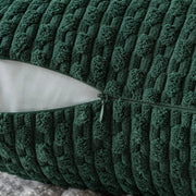 Housse de Coussin en Velours Côtelé - Housse Texturée pour Canapé, Lit et Fauteuil