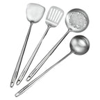 Ensemble d'Ustensiles de Cuisine en Acier Inoxydable - Ustensiles pour Cuisson et Service