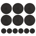Sets de Table Tressés - 12 Sous-verres Ronds Antidérapants et Résistants à la Chaleur