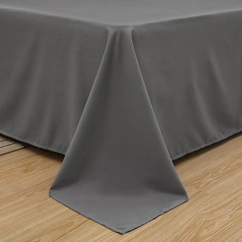 Housse de Couette 100 % Lin - Linge de Lit Respirant Uni pour Toutes les Saisons