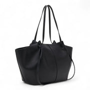 Sac Fourre-Tout Femme en PU - Fermeture Éclair avec Doublure Polyester et Détails Dorés