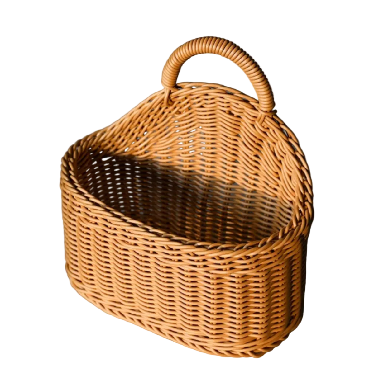 Panier de Rangement Tressé à la Main - Panier Naturel pour Organisation Murale et Domestique