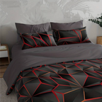 Housse de Couette en Microfibre - Linge de Lit pour Usage Quotidien