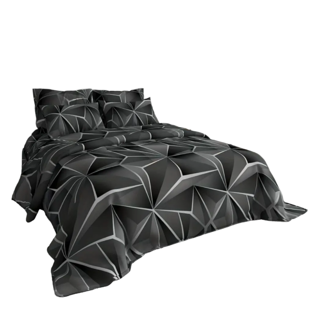 Housse de Couette en Microfibre - Linge de Lit pour Usage Quotidien