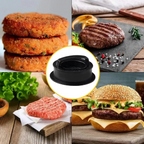 Presse à Burger 3-en-1 - Moule à Galettes pour Burgers de Viande, Légumes et Poisson