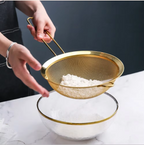 Passoire et Égouttoir de Cuisine 3-en-1 - Plastique Sans BPA Avec Maille en Acier Inoxydable