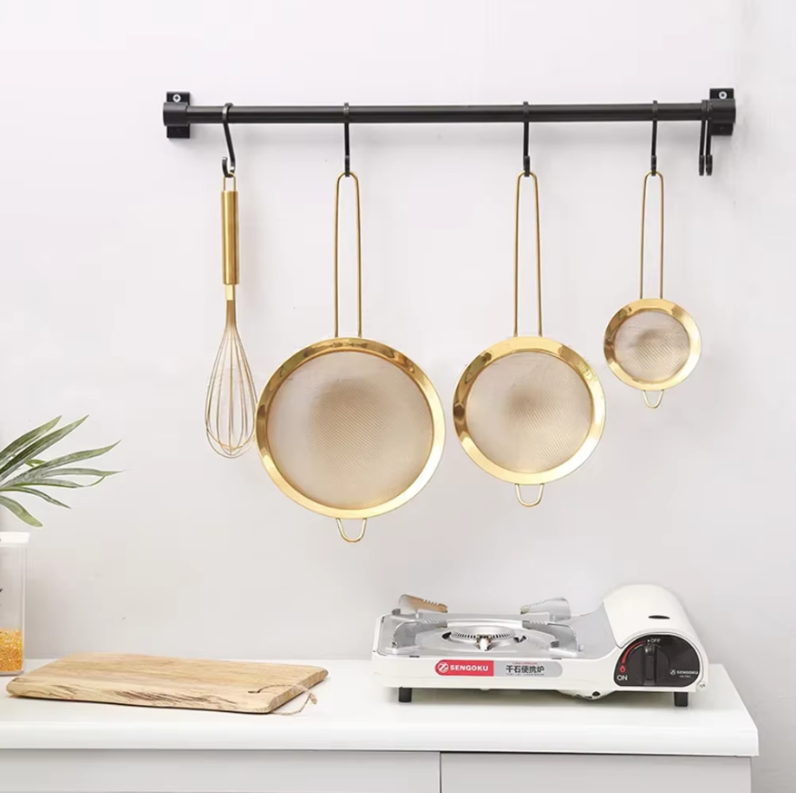 Passoire et Égouttoir de Cuisine 3-en-1 - Plastique Sans BPA Avec Maille en Acier Inoxydable