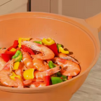 Wok en Alliage d'Aluminium avec Couvercle en Verre - Compatible Induction