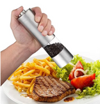 Moulin Électrique à Sel et Poivre en Acier Inoxydable - Moulin à Épices