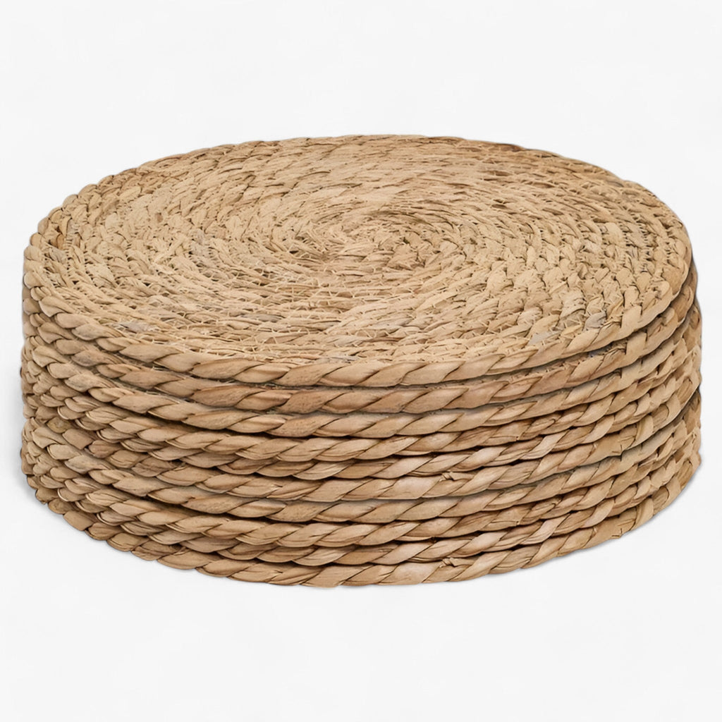 Sets de Table en Rotin Tressé - Protection de Table Résistante à la Chaleur pour le Quotidien