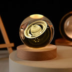 Lampe de Nuit en Verre - Lampe d'Ambiance LED USB