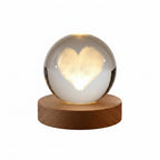 Lampe de Nuit en Verre - Lampe d'Ambiance LED USB