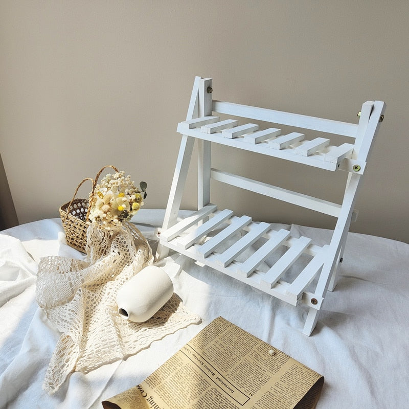 Étagère de Bureau Réglable - Organisateur de Rangement à Deux Niveaux pour Bureau et Coiffeuse
