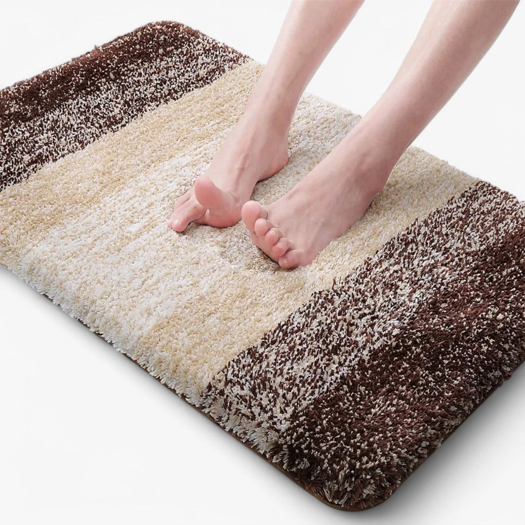 Tapis de Bain Super Absorbant - Tapis Antidérapant en Microfibre pour Salle de Bain et Maison