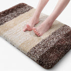 Tapis de Bain Super Absorbant - Tapis Antidérapant en Microfibre pour Salle de Bain et Maison