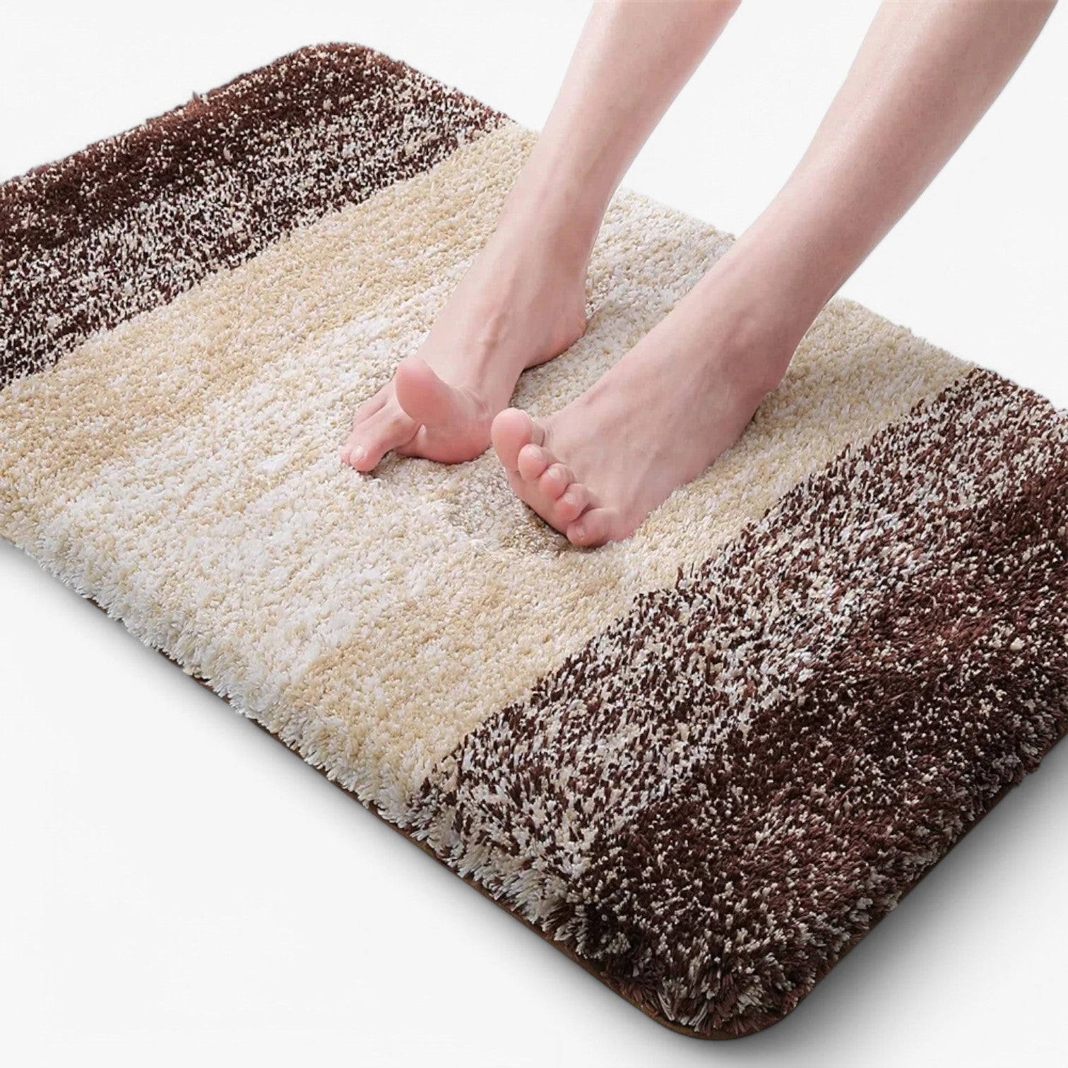 Tapis de Bain Super Absorbant - Tapis Antidérapant en Microfibre pour Salle de Bain et Maison