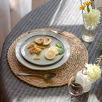 Sets de Table en Rotin Tressé - Protection de Table Résistante à la Chaleur pour le Quotidien