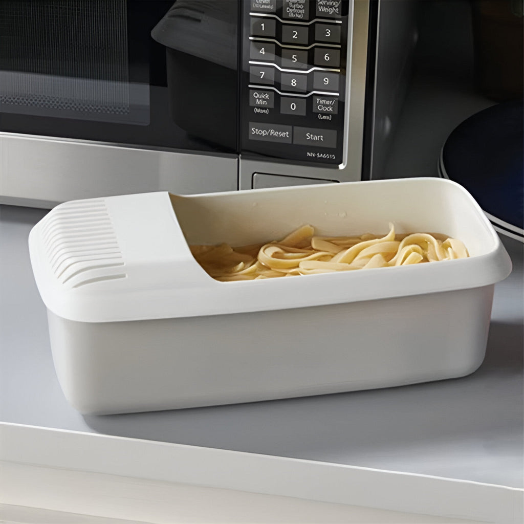 Cuiseur à Pâtes avec Égouttoir - Récipient en PP pour Cuisson et Égouttage