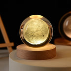 Lampe de Nuit en Verre - Lampe d'Ambiance LED USB