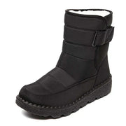 Bottes d'Hiver Femme Résistantes à l'Eau - Doublure en Fausse Fourrure et Semelle PU
