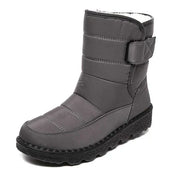 Bottes d'Hiver Femme Résistantes à l'Eau - Doublure en Fausse Fourrure et Semelle PU