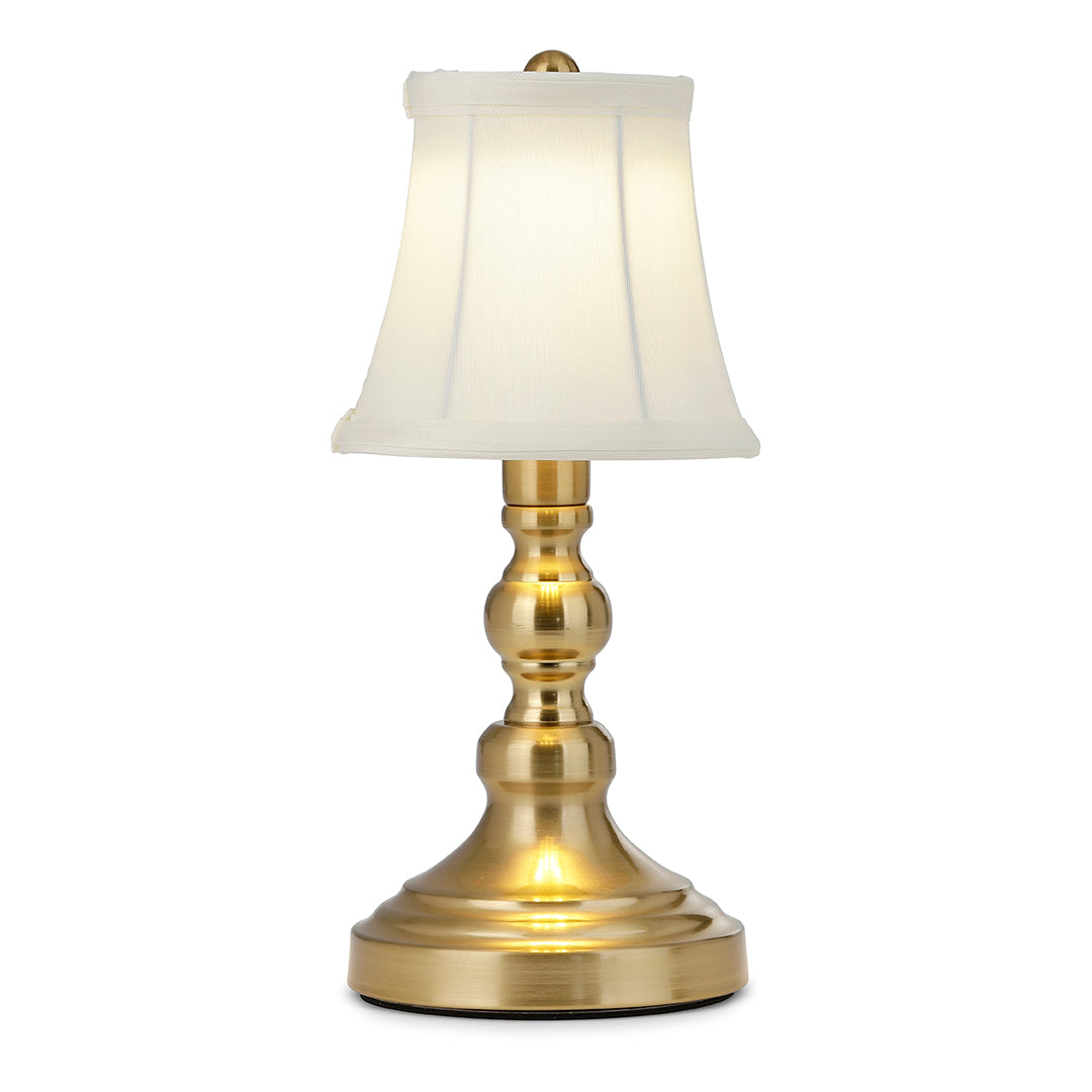 Lampe de Table Sans Fil en Laiton - Lampe Rechargeable pour Éclairage Intérieur